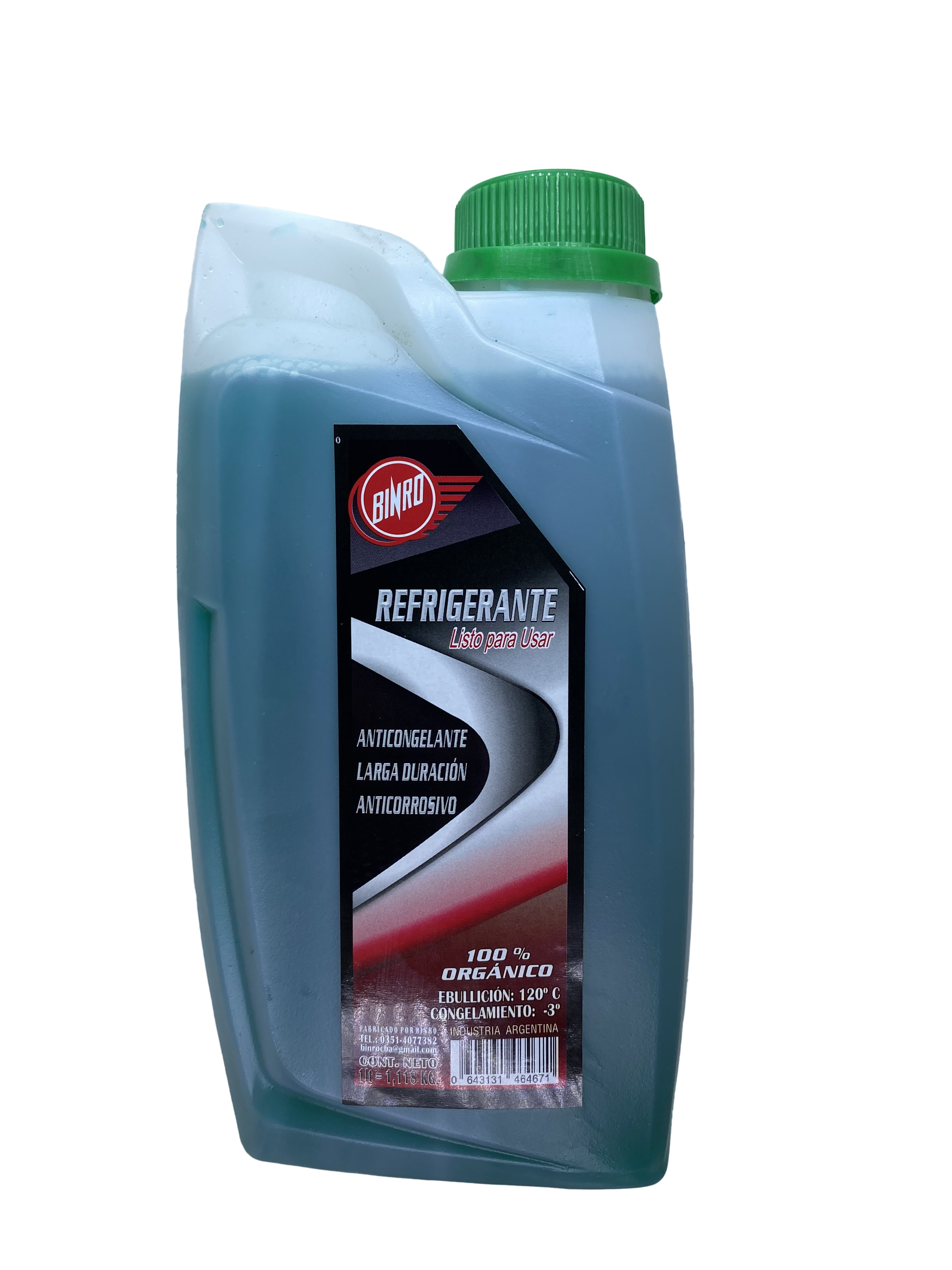 REFRIGERANTE LISTO PARA USAR AL 10 %